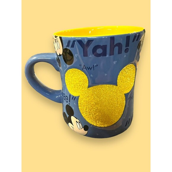 Disney Mickey Mouse Slogans Oh Boy Disney World Theme Parks Coffee Tea Mug NEW - Picture 5 of 7